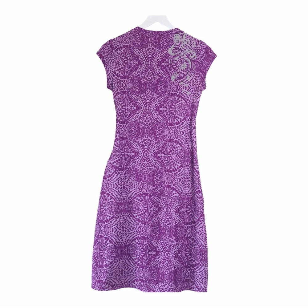 Athleta Faux Wrap Casual Dress Sz S - Picture 2 of 10